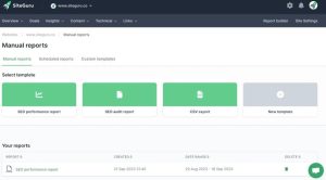 Siteguru reports